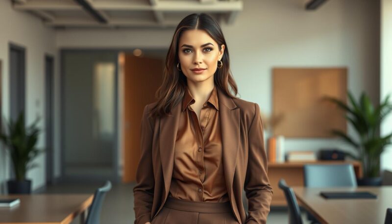 poslovne kombinacije sa braon