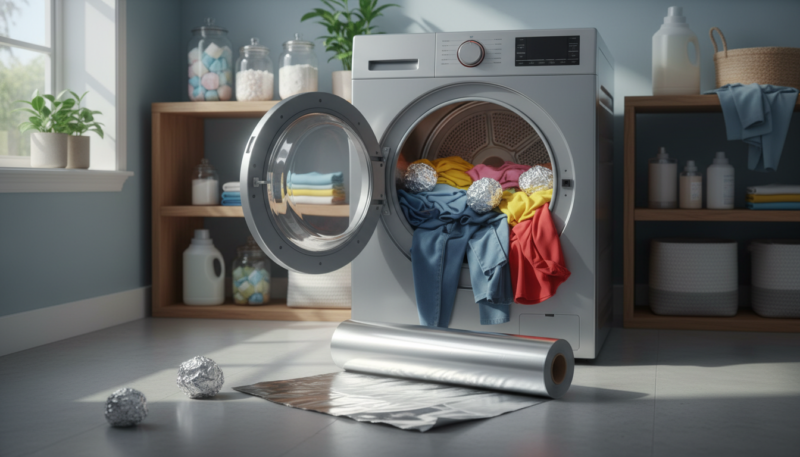 Efikasno sušenje veša pomoću aluminijumske folije Efikasno sušenje veša pomoću aluminijumske folije