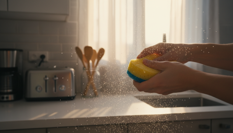 Mikroplastika i kuhinjski elementi u prostoru