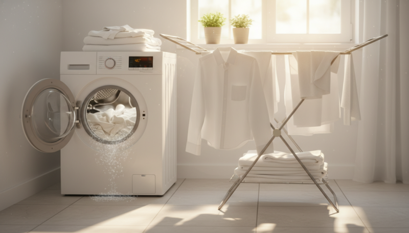 Pranje belog veša na optimalnoj temperaturi