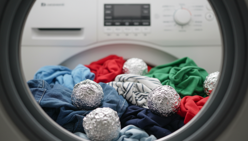 aluminijumska folija u mašini za pranje veša aluminijumska folija u mašini za pranje veša