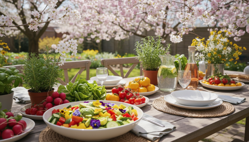 brzi prolećni ručak sa svežim povrćem