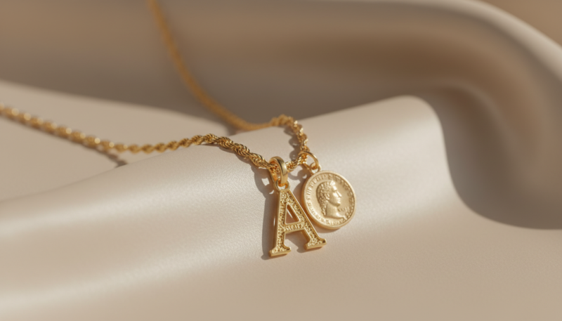 personalizovani privesci ogrlice sa inicijalom