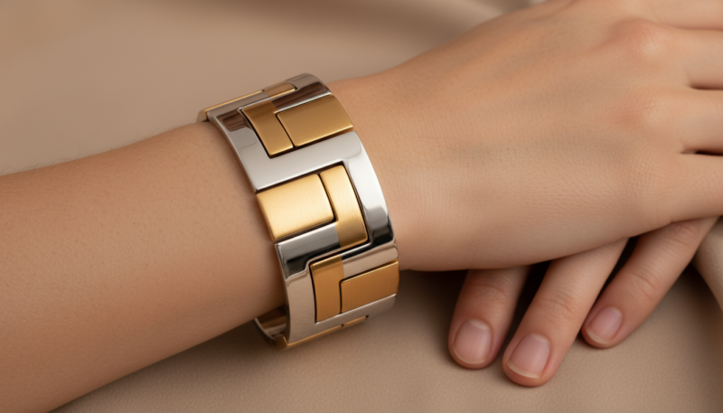 statement narukvice zlatne srebrne